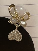 Jolies boucles d’oreilles extraordinaires perle légères 3 cm