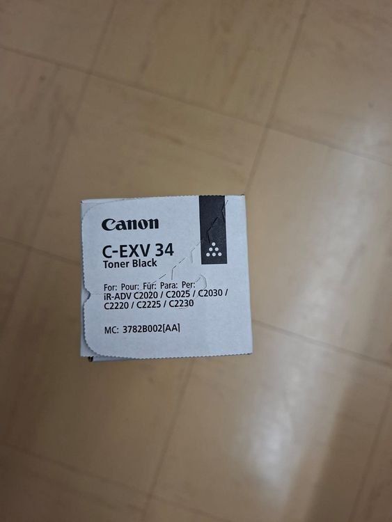 Canon Cartucce per stampanti & toner: Canon C-EXV 34 Toner Black – Nuovo e nell'imballaggio originale da Liestal venduto da CTEAG 1