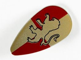 Lego Schild mit goldener Löwe (2586ph1)