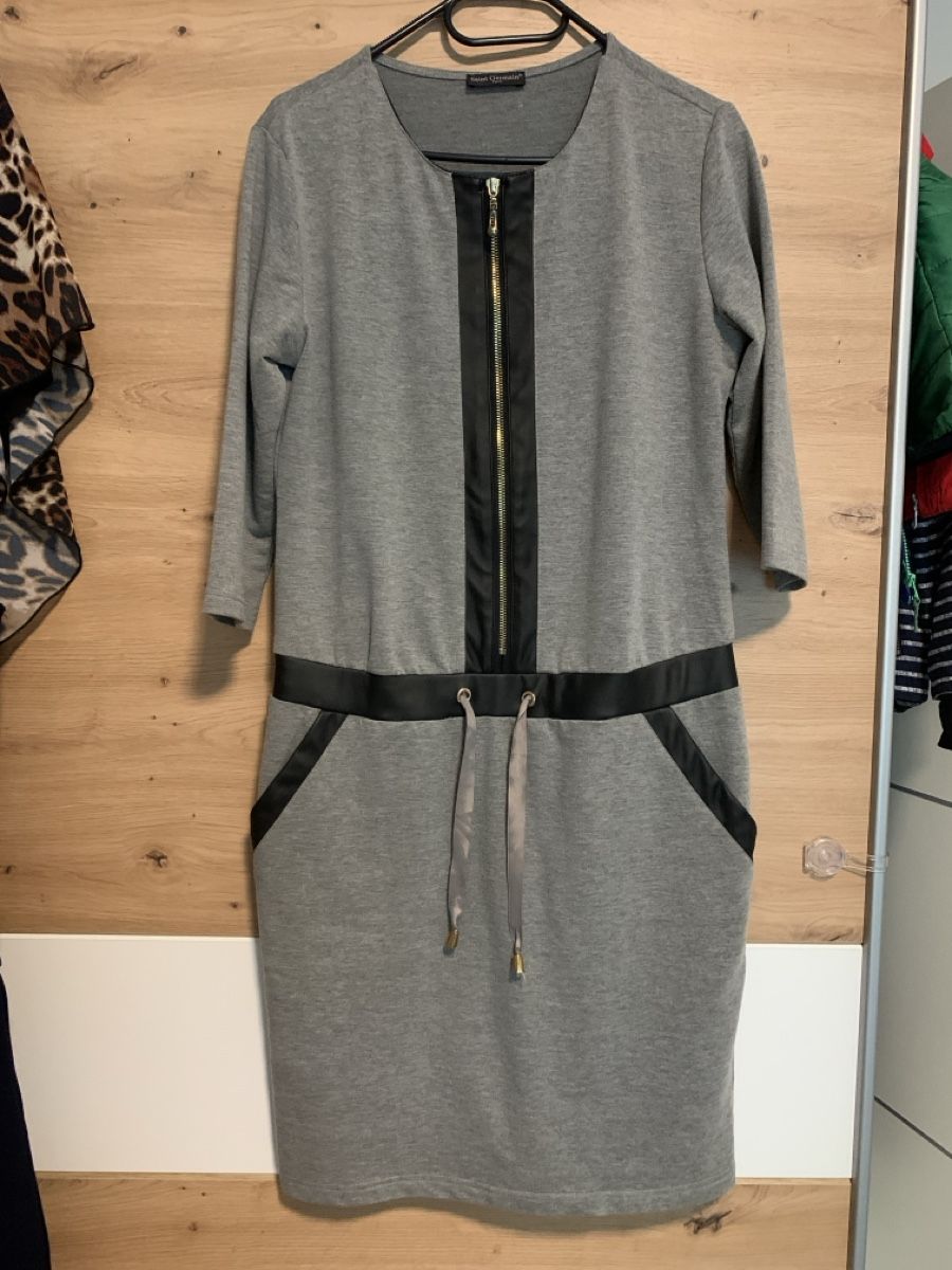 Vestiti: Graues Kleid mit Reissverschluss, Gr M – Usato da Widen venduto da didy82 1