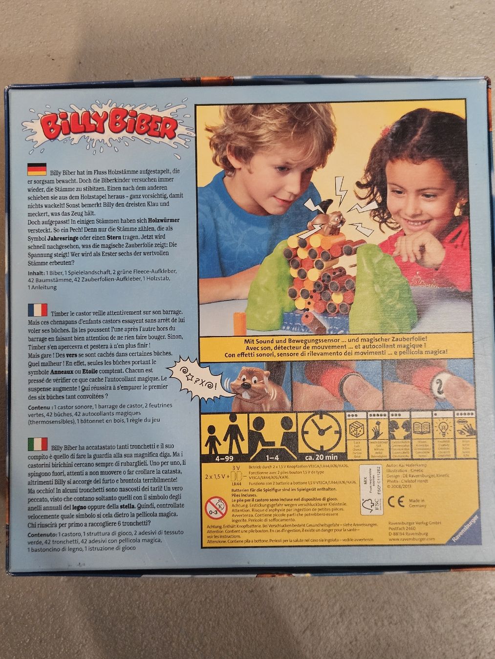 Ravensburger Giochi: Billy Biber - Ravensburger Kinderspiel – Usato da Mönchaltorf venduto da Virus79 1