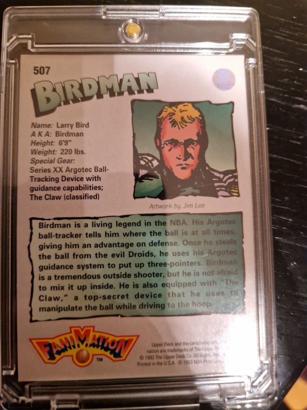 Nba Carte collezionabili: NBA LARRY BIRD Upper Deck FANIMATION Comic Cartoon Art – Usato da Lutry venduto da SwissBBCards 1
