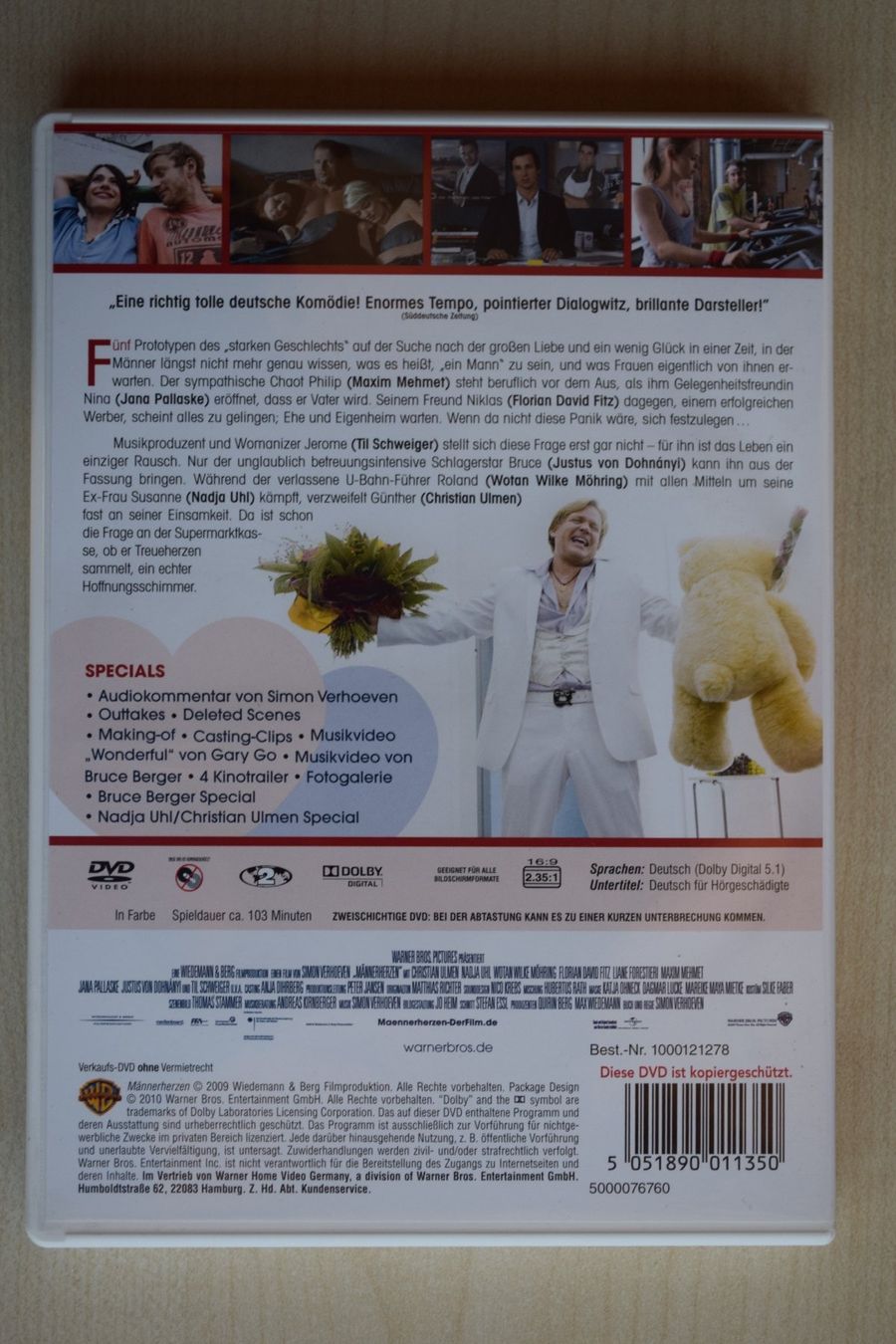 Tutti i DVDs: MÄNNERHERZEN (134) – Usato da Reutigen venduto da DONDON55 1