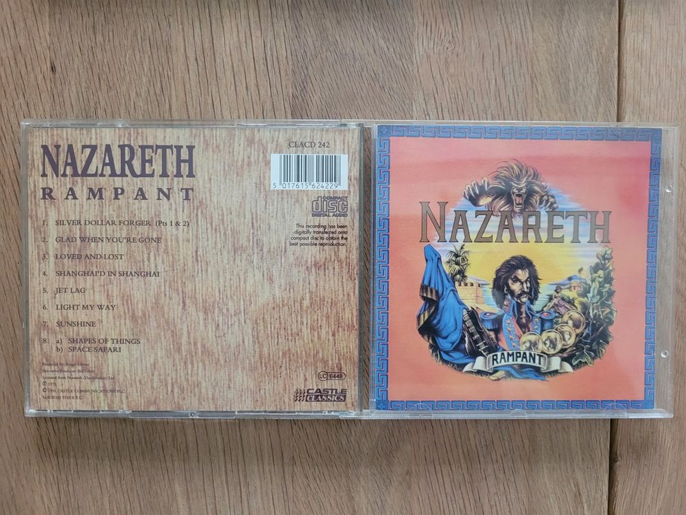 CD Nazareth - Rampant - Re-Release 1992, 1975 | Kaufen auf Ricardo
