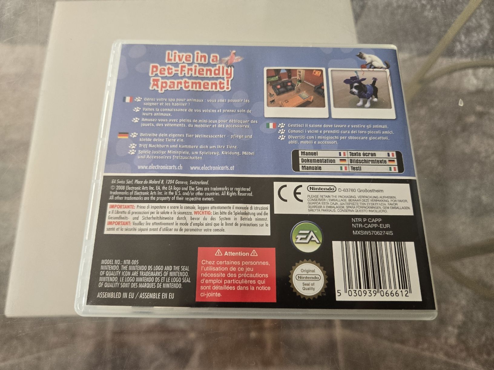 Giochi: The Sims 2 Apartment Pets Nintendo DS – Usato da Bussigny venduto da Kfdlt 1