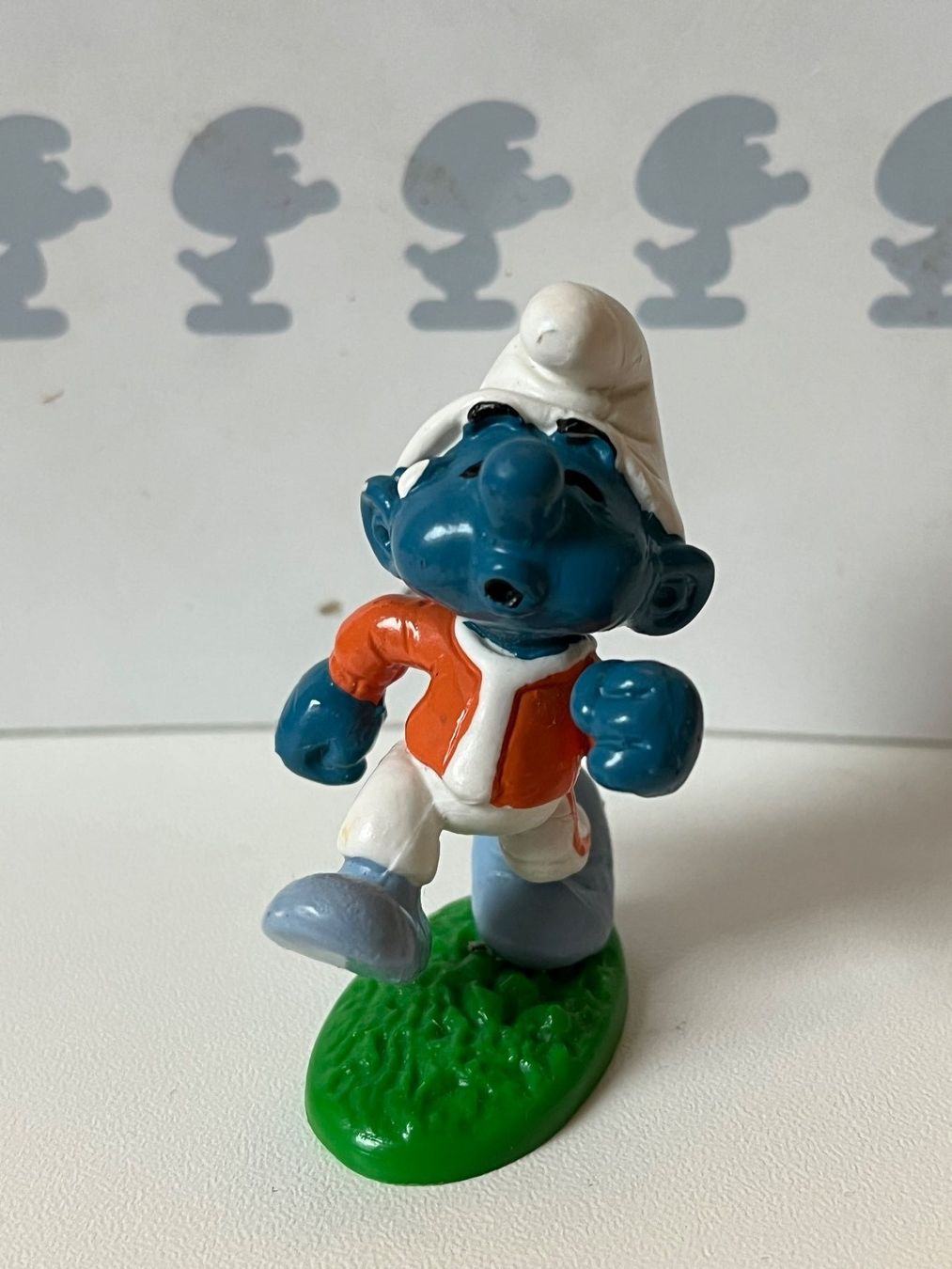 Schleich Statuette: Jogging-Schlumpf, blaue Schuhe – Nuovo (secondo la descrizione) da Lyss venduto da Duckszone