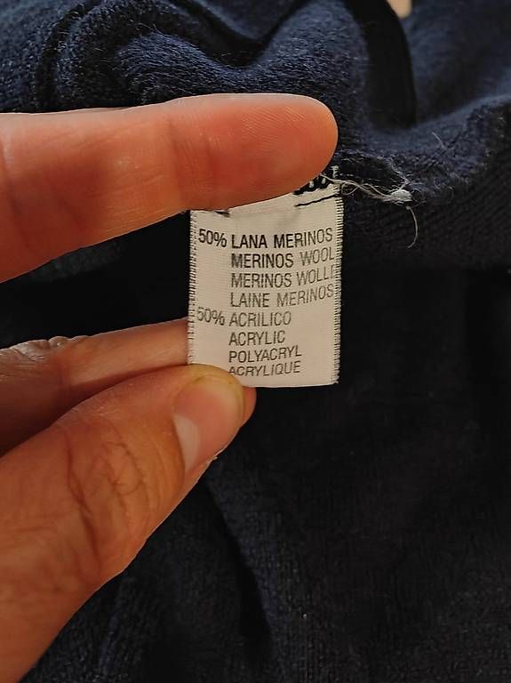 Giacche: Cardigans bleu marine Merinos – Usato da Bernex venduto da -dyo- 3