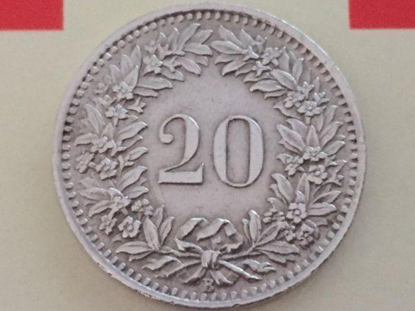 Tutti le monete: 20 Rappen 1947 ss-vz – Usato da Elsau venduto da herbybay 1
