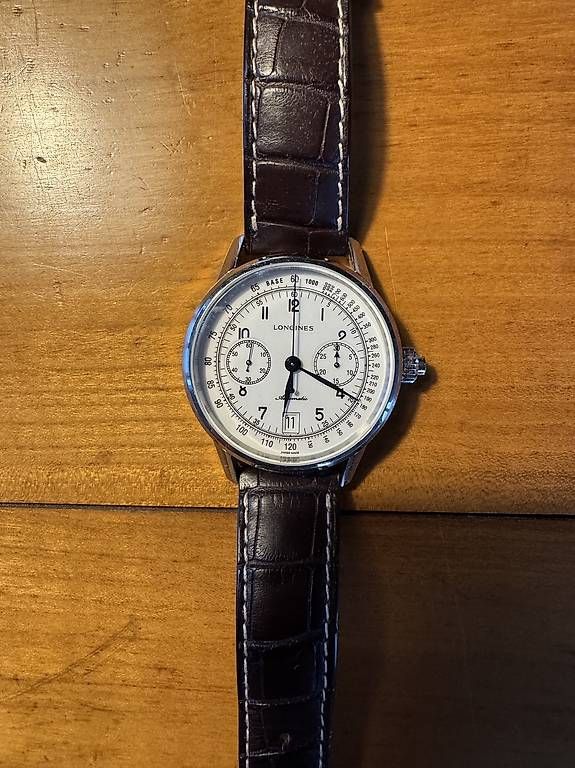 Longines Orologi: Longines -  Column Wheel Single Push Piece Chronograph – Usato da Effretikon venduto da gfullemann
