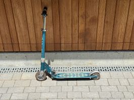 Micro Scooter Kinder Tretroller Kinderroller blau gebraucht