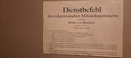 Dienstbefehl CH Armee
