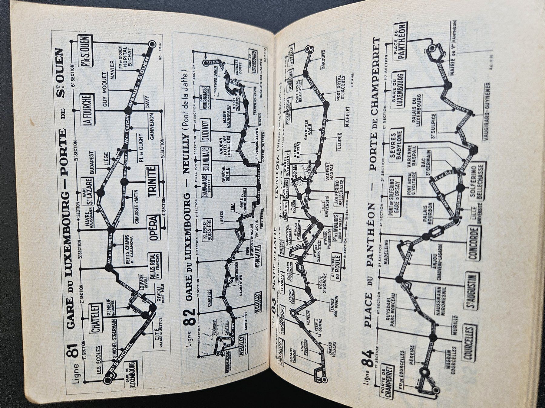 Libri: Stadtplan Paris ca. 1950 und 1922 – Usato da Zürich venduto da Am1964 3