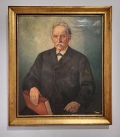 Ölgemälde Porträt von Eduard Johann Renggli