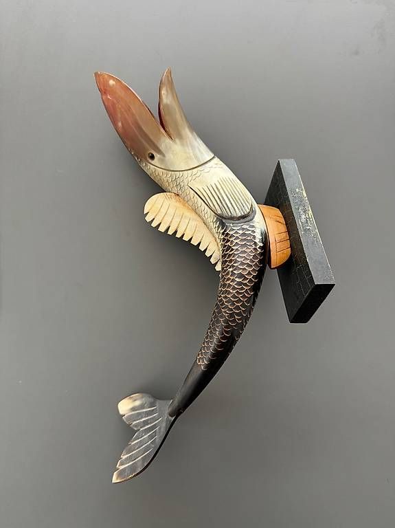 Sculture & Statue: Scultura in Corno-  Pesce – Usato da Massagno venduto da whi_d5bd 3