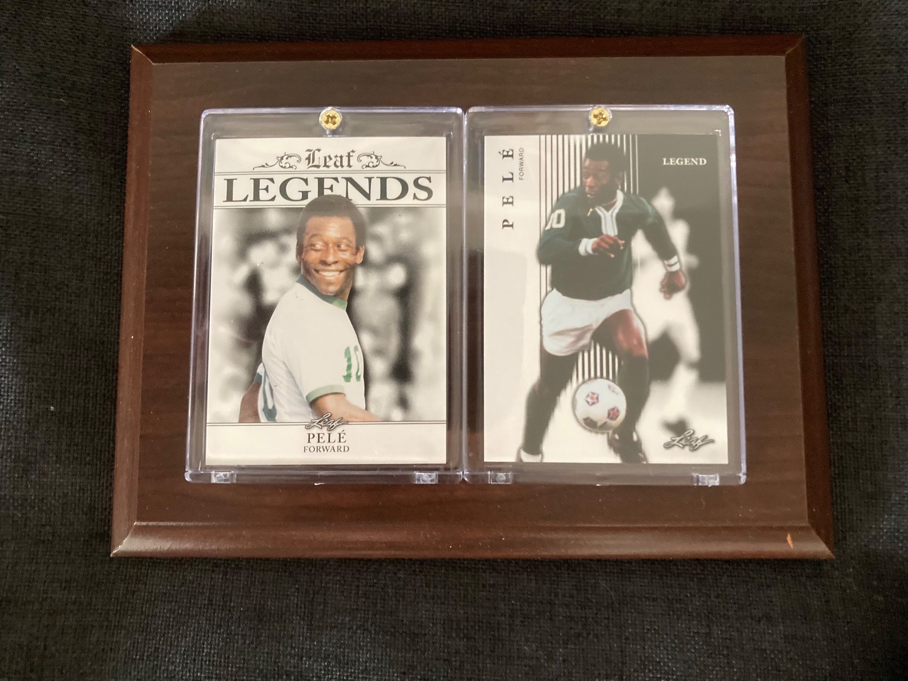 Sammelbilder & Trading cards: Pelé Brasilien Leaf Legends Plakette – Neu und originalverpackt aus Reinach BL von RetroGamesSportsMore