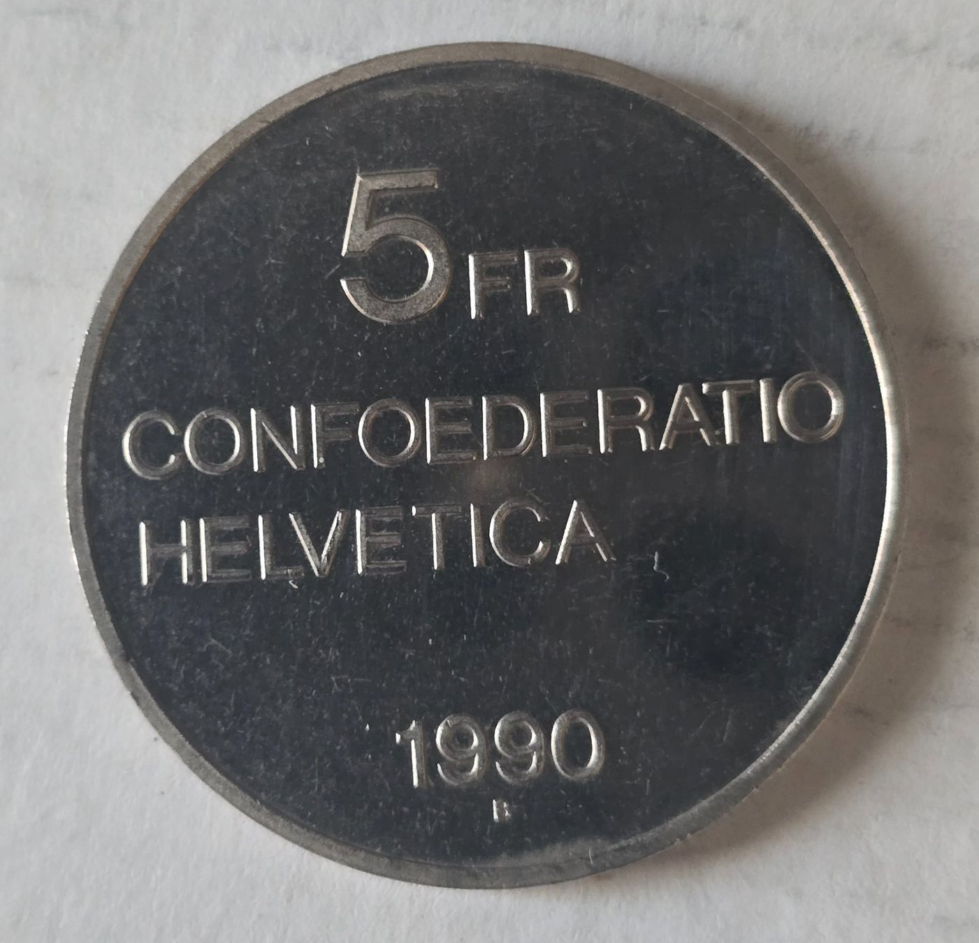 Tutti le monete: Gedenkmünze Gottfried Keller  1990 – Usato da Ennetbürgen venduto da 50shafali53 1