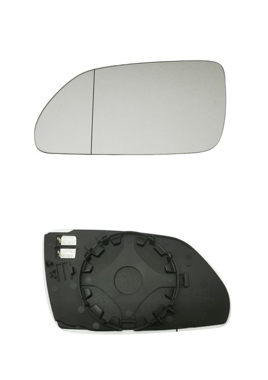 Spiegelglas Außenspiegel heizbar konvex rechts passt zu VW Polo 9N