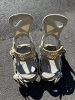 Burton Lexa Snowboard Bindungen weiss gebrauchter Zustand