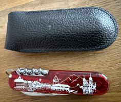 Victorinox Taschenmesser Luzern rot mit Etui gebraucht
