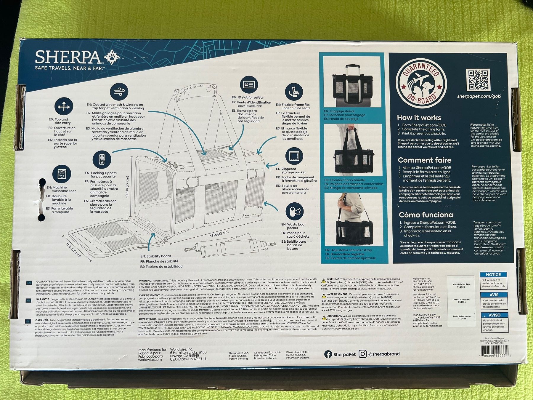 Sherpa Borse: PER-Transporttasche SHERPA DELUXE M – Nuovo e nell'imballaggio originale da Wangen SZ venduto da mha_j9rz 2