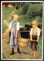 ALBERT ANKER Wassertragende Kinder