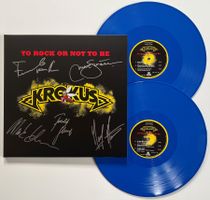 KROKUS To Rock Or Not To Be 2x180gr LP Blue Vinyl Signiert!