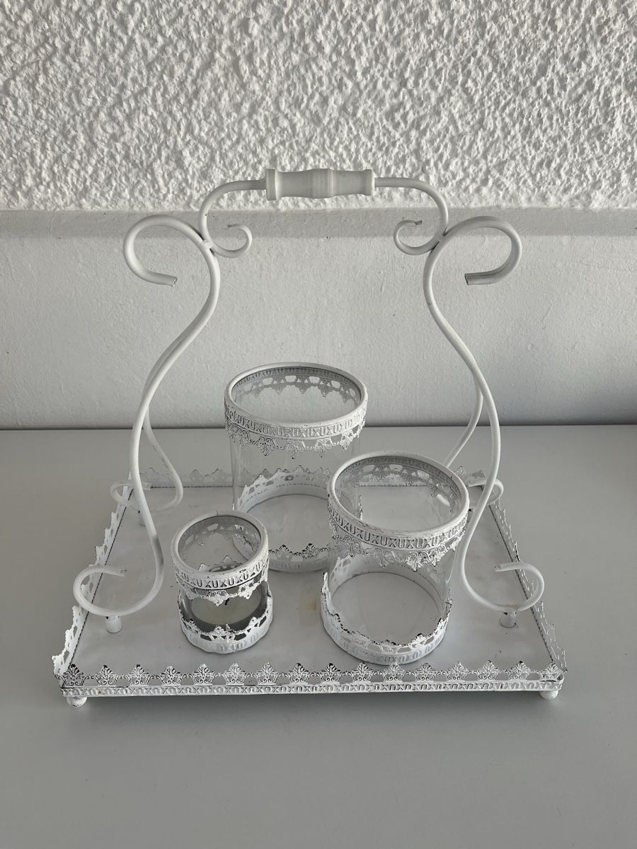 Alle Dekorationen: Windlicht Set / Shabby Chic / Metall,Glas – Gebraucht aus Wetzikon ZH von seli03 1