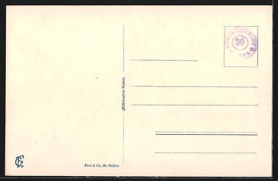 Cartoline postali: AK Buchs /SG, Teilansicht mit Werdenberg – Usato da Berlin venduto da bartko-reher 1