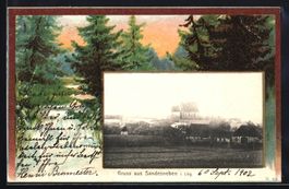 Grusskarten-AK Sandesneben i. Lbg., Teil