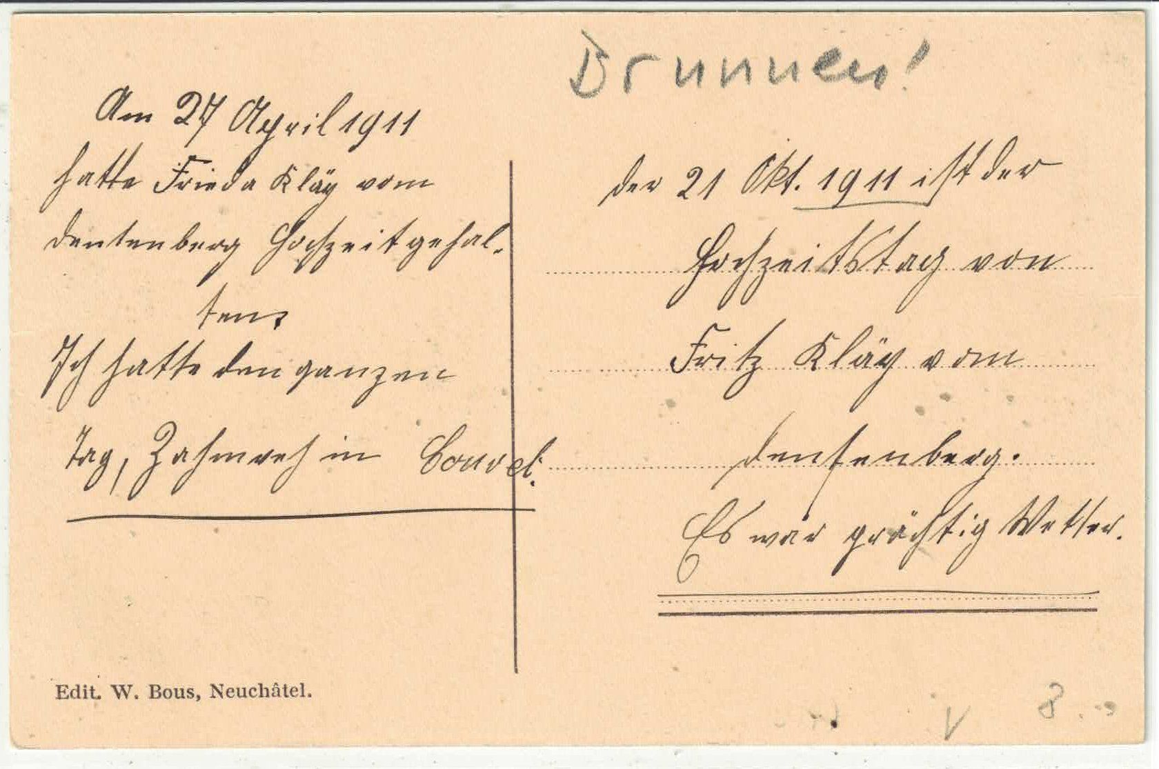 Cartoline postali: Couvet - La Poste - animee - coloriert – Usato da Ettingen venduto da Kartenplanet 1