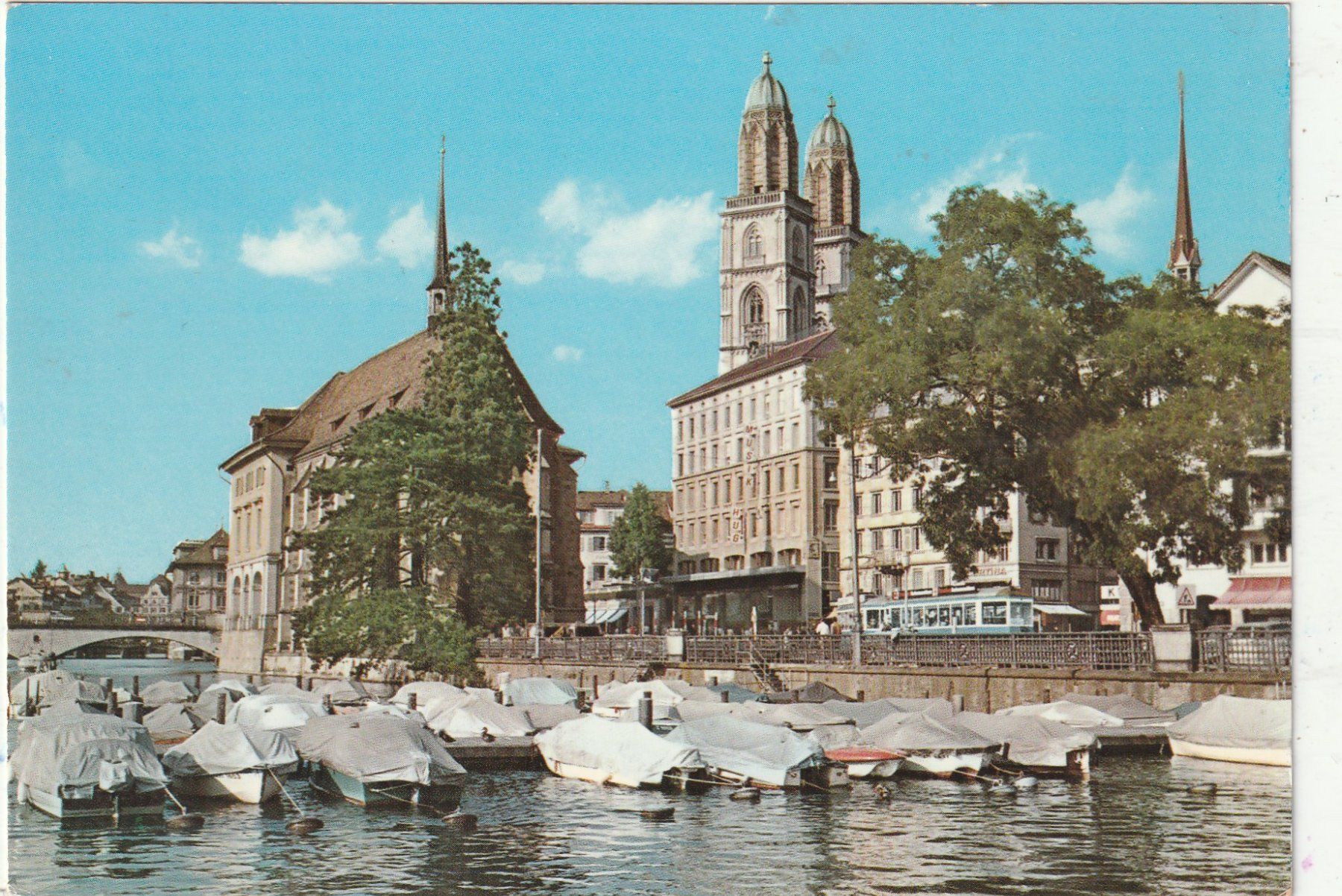 Ansichtskarten: Zürich Limmatquai – Gebraucht aus Lumbrein von made02