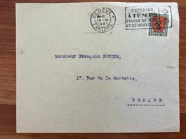 1923  PJ auf Brief   (G2304)