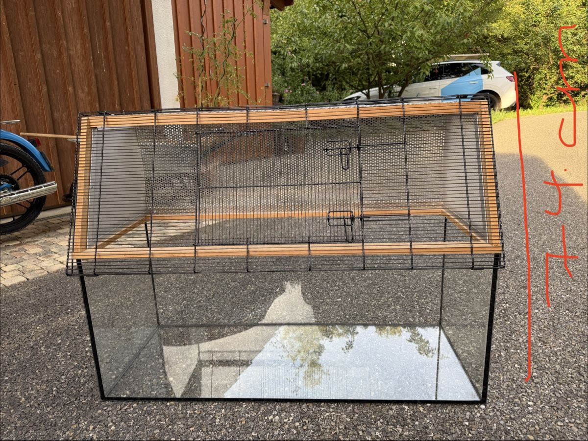 Gabbie, trasporto & Sicurezza: Nagerkäfig 100x40x74 cm – Usato da Hottwil venduto da Riinchen 1