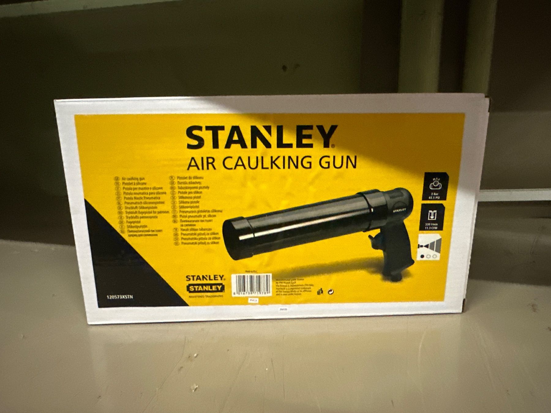 Stanley Tutti gli attrezzi: neue Stanley Kartuschenpistole 3Bar d50mm – Nuovo e nell'imballaggio originale da Necker venduto da liq24 3