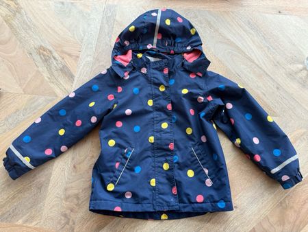 Gefütterte Regenjacke Tchibo, Gr. 122/128, Gebrauchsspuren!