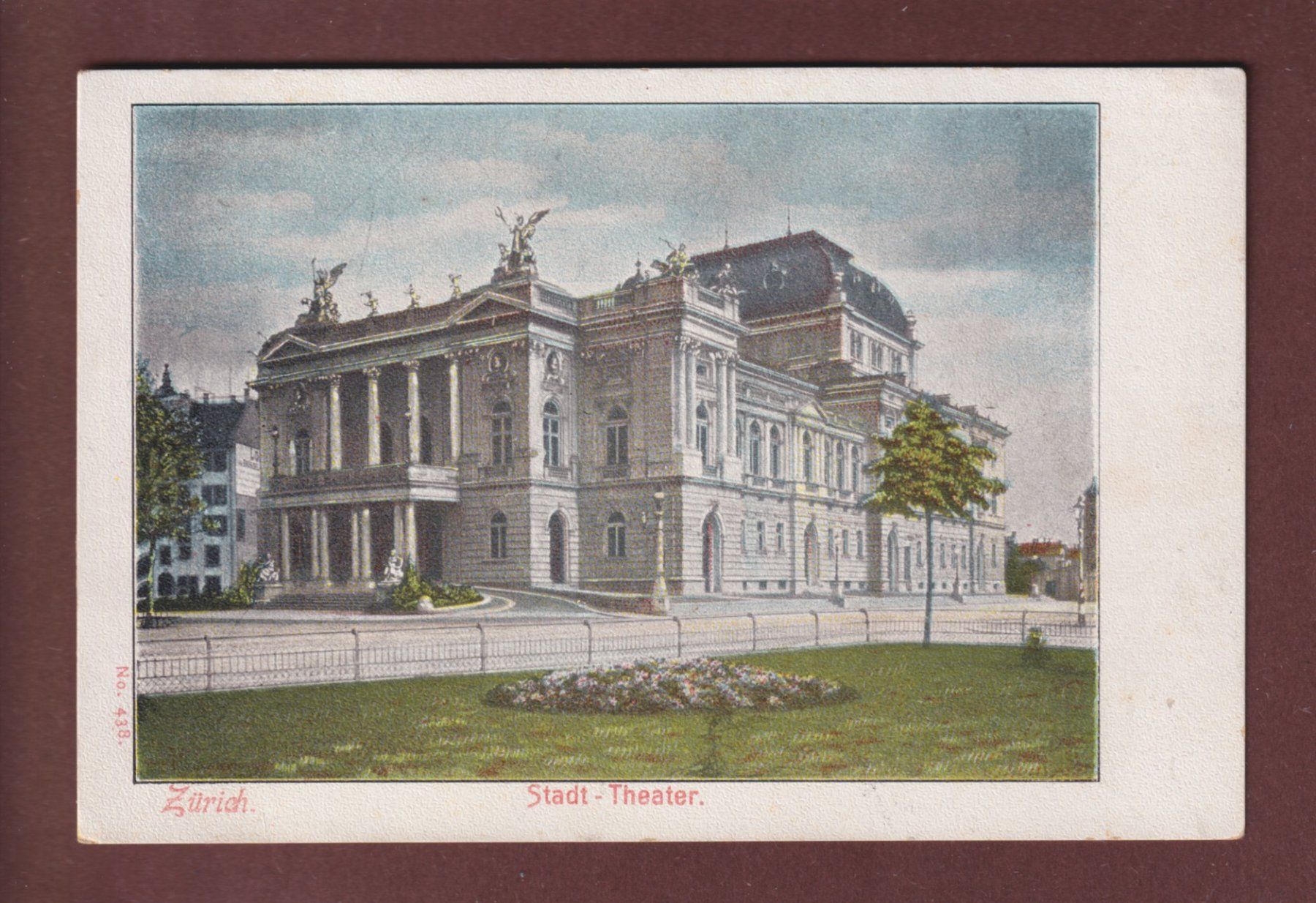 Cartes postales: ZÜRICH - Stadt-Theater – D'occasion à Pully par nicecards