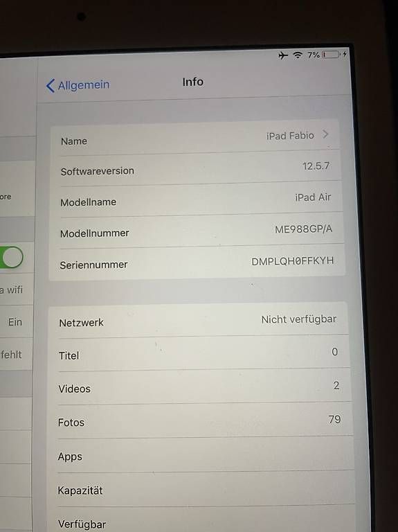 Tablet PC: iPad zu vekaufen – Gebraucht aus Zürich von faberst 1