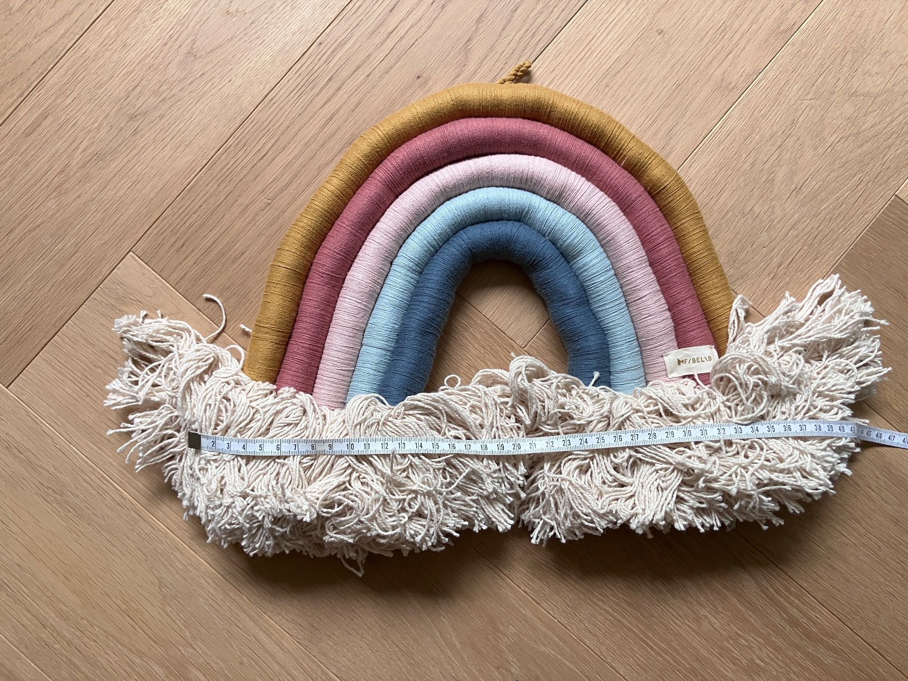 Tutte le decorazioni: Fabelab Regenbogen Makramee Wandbehang Kinderzimmerdeko – Usato da Frauenfeld venduto da andrea211 2