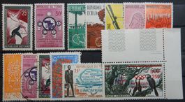 Tchad Frankreich Lot mit alten Werten III