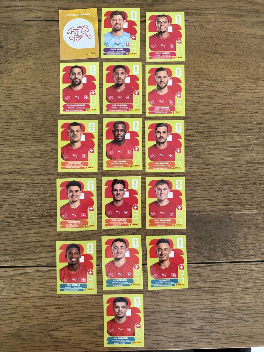 Panini Carte collezionabili: Panini WM 2026 Sticker, Diverse Schweiz – Nuovo (secondo la descrizione) da Seengen venduto da Gegu2