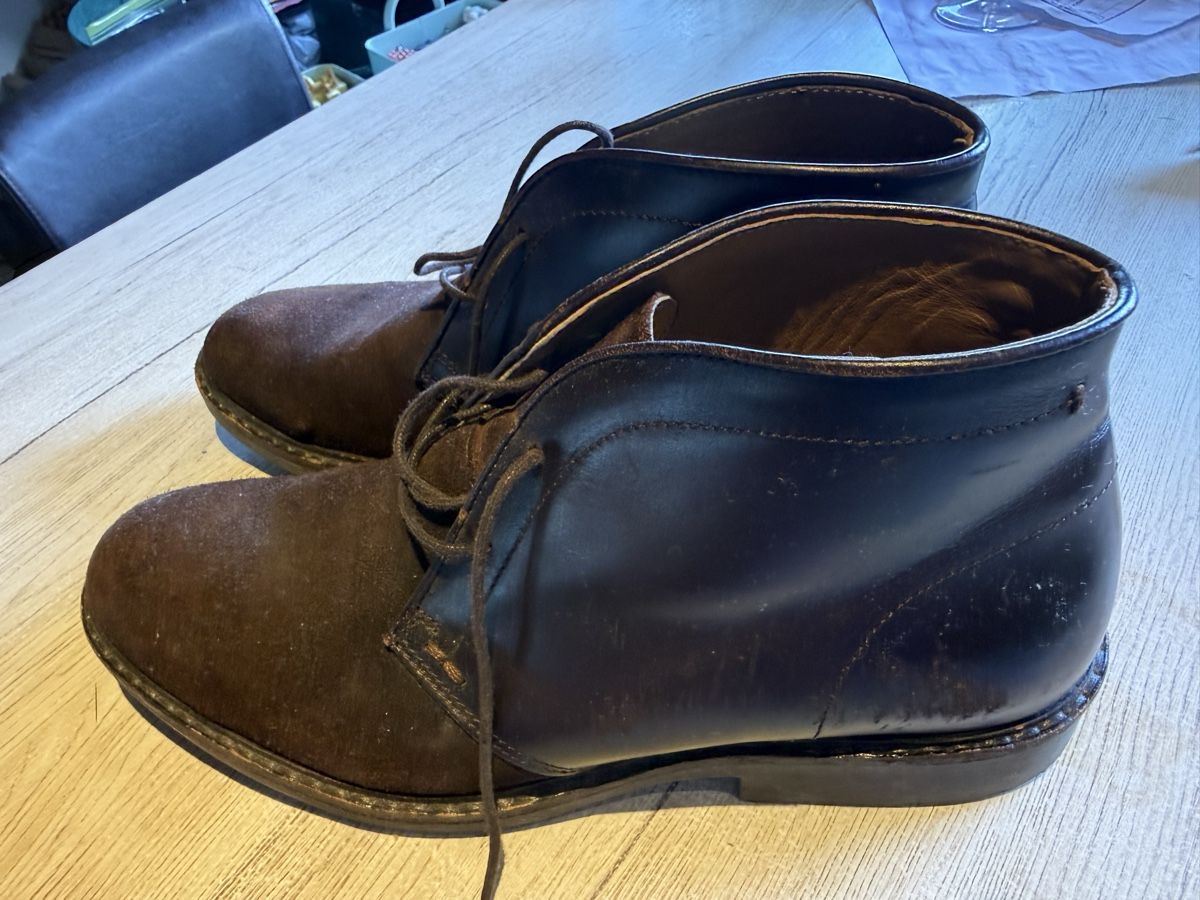 Massimo Dutti Scarpe da uomo: Ab 1 CHF: Massimo Dutti Boots (size 42) Brown Suede – Usato da Zürich venduto da CottleGuitar 2