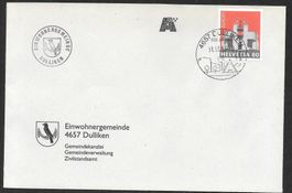 Sonderbrief S. 1459 1100 Jahre Dulliken 31.12.1993
