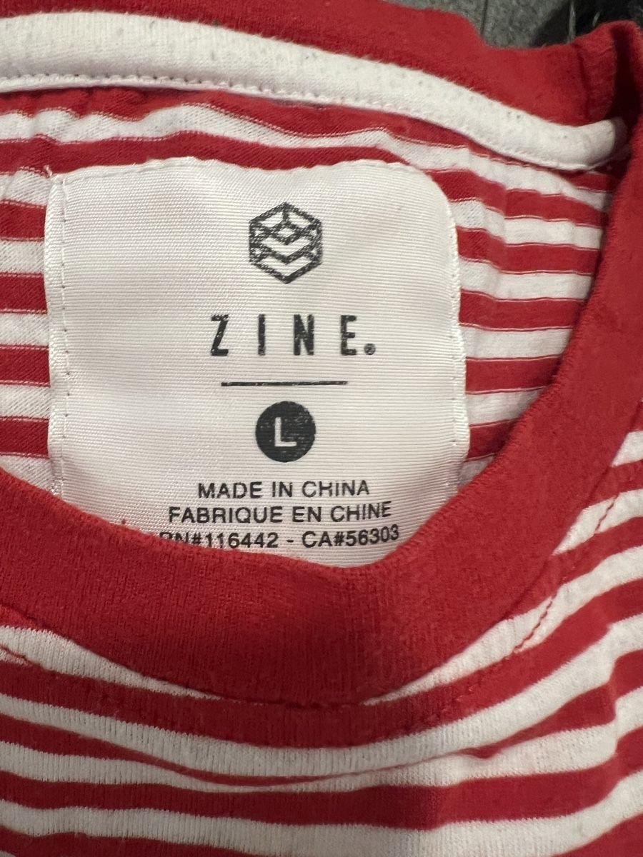 T-Shirts: T Shirt Rot Weiss gestreift Gr.L – Neu (gemäss Beschreibung) aus Pfäffikon SZ von pdroth 1