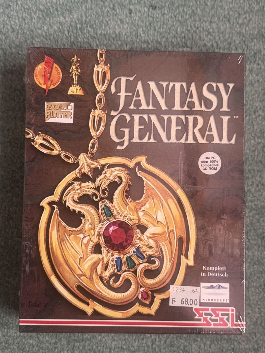Giochi: Retro BigBox PC Game Fantasy General – Nuovo e nell'imballaggio originale da Birmensdorf ZH venduto da alexapat