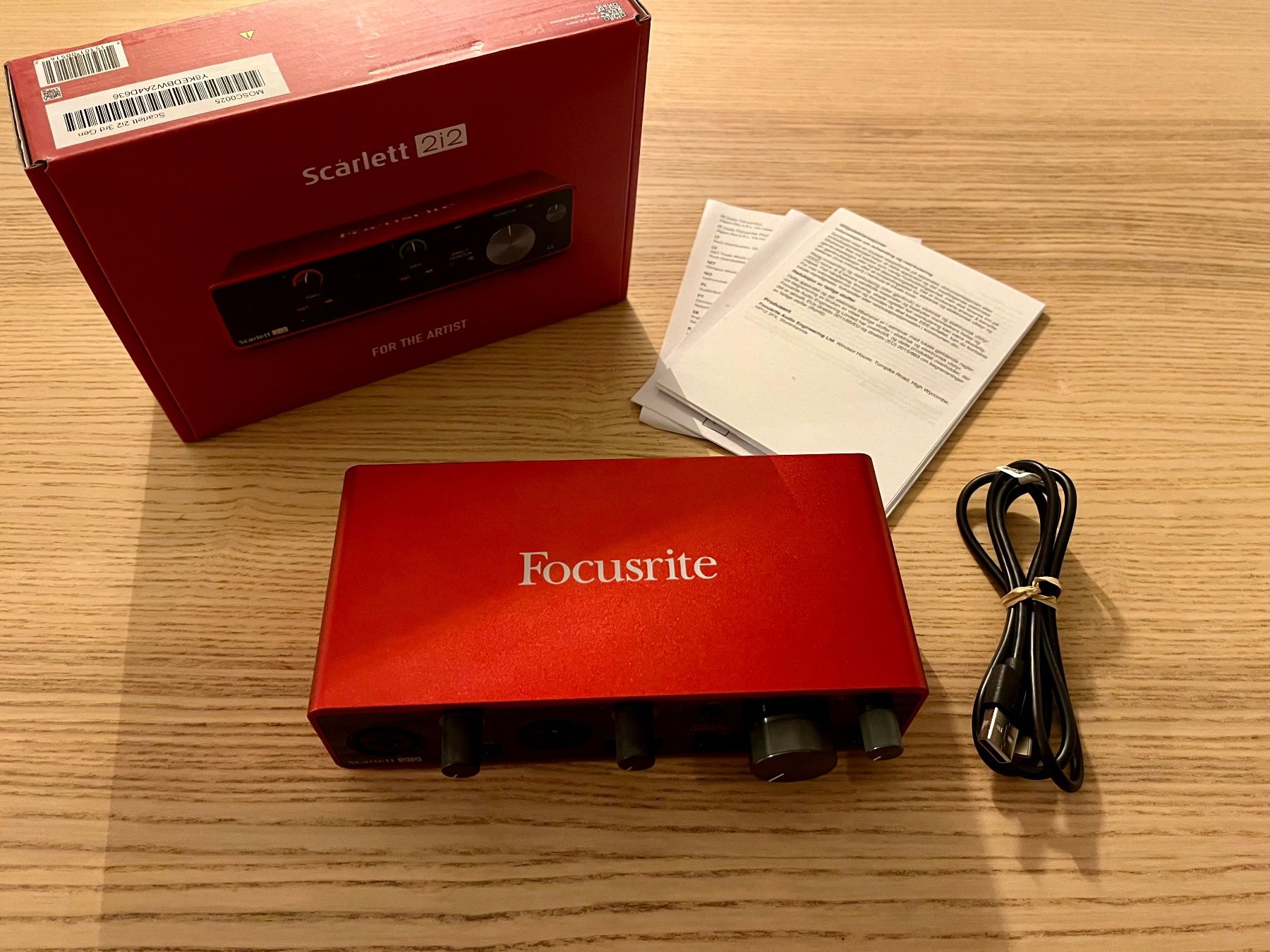 Focusrite Studioequipment: Focusrite Scarlett 2i2 (3rd Gen) – Neu (gemäss Beschreibung) aus Zürich von ale_bw5r