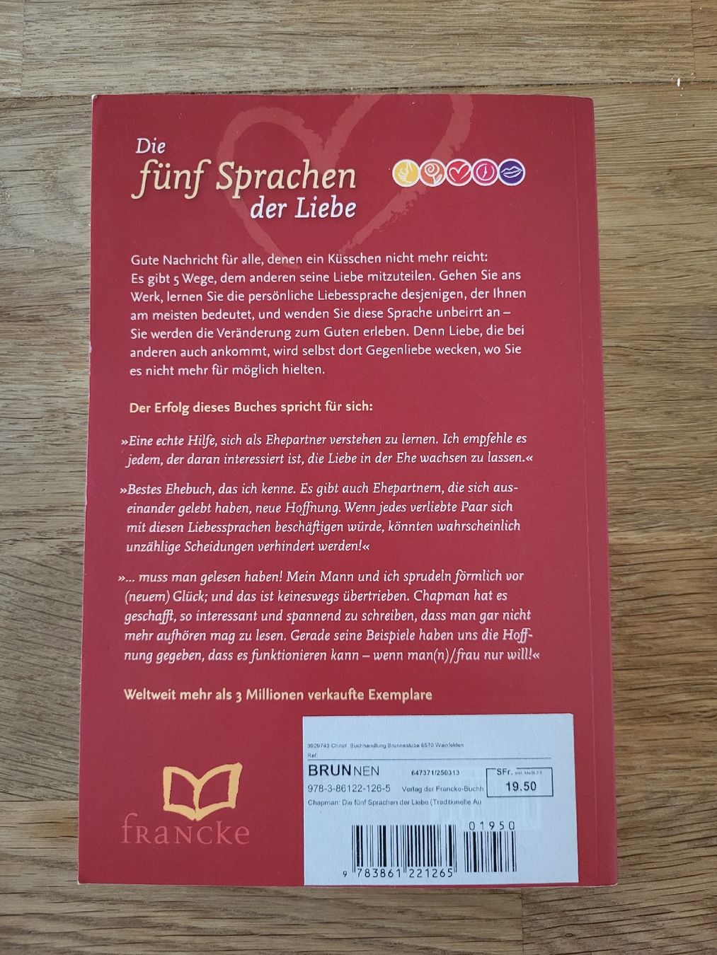 Bücher: Die fünf Sprachen der Liebe - Gary Chapman – Gebraucht aus Amriswil von noe_z7wn 1