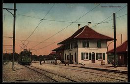 AK Bätterkinden, Bahnhof der Solothurn-Bern-Bahn