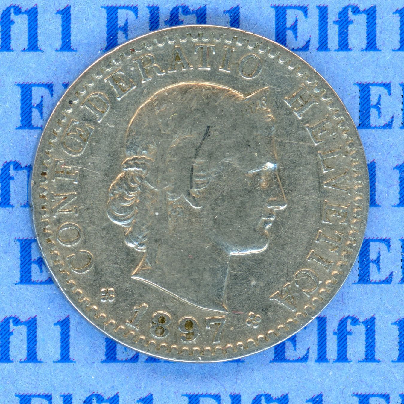 Tutti le monete: CHF___0.20 1897 s 20 Rappen – Usato da Widnau venduto da Elf11