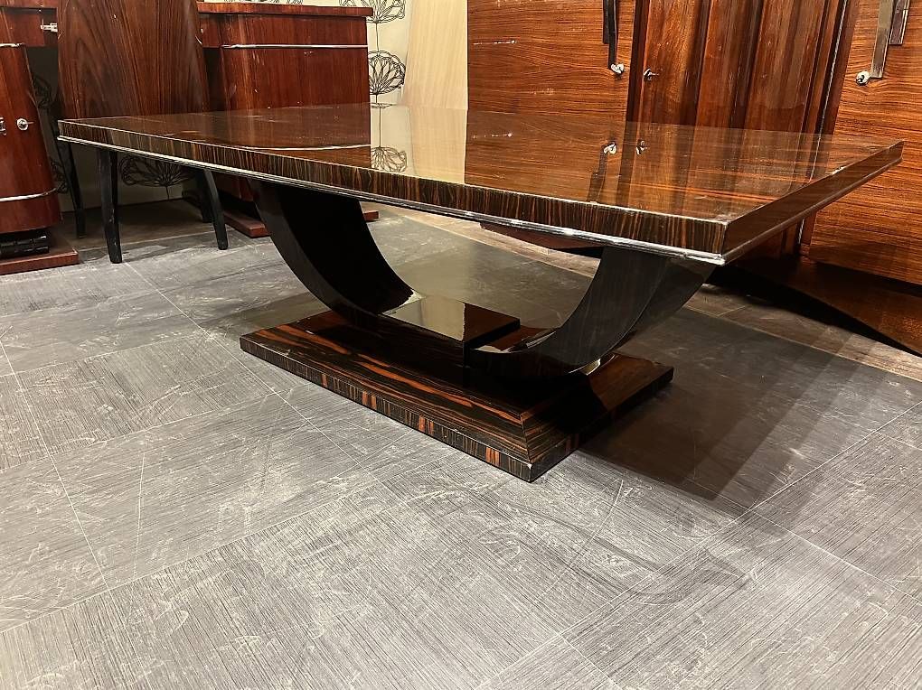 Tavoli: Table basse art déco ébène de Macassar  – Usato da Mollens VD venduto da espritartdeco 7