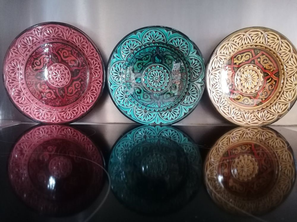 3 orientalische Deko Teller 1